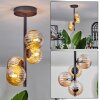 CHEHALIS Ceiling Light - glass Amber, 4-light sources