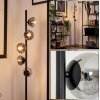 REMAISNIL Floor Lamp - glass clear, Smoke-coloured, 5-light sources