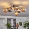 CHEHALIS Ceiling Light - glass Amber, Smoke-coloured, 6-light sources