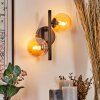 CHEHALIS Wall Light - glass Amber, 2-light sources