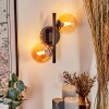 CHEHALIS Wall Light - glass Amber, 2-light sources