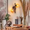 CHEHALIS Wall Light - glass Amber, 2-light sources