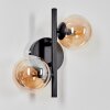 CHEHALIS Wall Light - glass Amber, 2-light sources