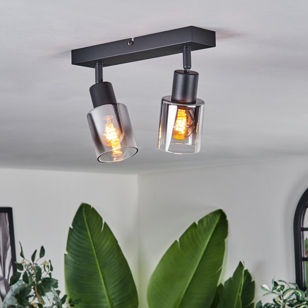 LETEQUE Ceiling Light black, 2-light sources