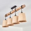 SOUNGOU Ceiling Light Ecru, black, 4-light sources