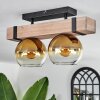 MONTGOMERY Ceiling Light - glass Ecru, black, 2-light sources