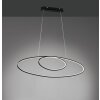 Pendant Light Trio Leuchten AVUS LED black, 1-light source