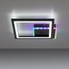 Leuchten-Direkt MUSIKA Ceiling Light LED black, 1-light source, Remote control, Colour changer