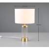 Reality GRAZIA Table lamp brass, 1-light source