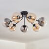 Gastor Ceiling Light - glass 10 cm, 12 cm, 15 cm Amber, Smoke-coloured, 7-light sources