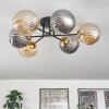 Chehalis Ceiling Light - glass 15 cm gold, black, 6-light sources