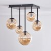 Chehalis Ceiling Light - glass 10 cm, 12 cm, 15 cm Amber, 5-light sources