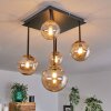 Chehalis Ceiling Light - glass 10 cm, 12 cm, 15 cm gold, black, 5-light sources