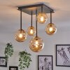 Chehalis Ceiling Light - glass 10 cm, 12 cm, 15 cm gold, black, 5-light sources