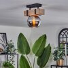 Montgomery Ceiling Light - glass 15 cm Ecru, black, 1-light source