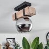 Montgomery Ceiling Light - glass 15 cm Ecru, black, 1-light source