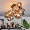 Chehalis Ceiling Light - glass 10 cm, 12 cm, 15 cm Smoke-coloured, 10-light sources