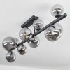 Chehalis Ceiling Light - glass 10 cm, 12 cm, 15 cm Smoke-coloured, 10-light sources