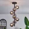 Chehalis Ceiling Light - glass 10 cm Smoke-coloured, 8-light sources