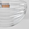 Chehalis Ceiling Light - glass 12 cm clear, 8-light sources