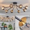 Chehalis Ceiling Light - glass 10 cm gold, black, 8-light sources