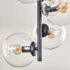 Gastor Ceiling Light - glass 15 cm clear, 8-light sources