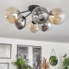 Chehalis Ceiling Light - glass 15 cm Amber, clear, Smoke-coloured, 6-light sources