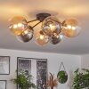 Chehalis Ceiling Light - glass 15 cm Amber, clear, Smoke-coloured, 6-light sources