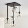 Koyoto Ceiling Light - glass 15 cm clear, 5-light sources