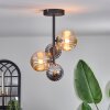 Chehalis Ceiling Light - glass 10 cm,12 cm Amber, Smoke-coloured, 4-light sources