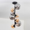 Chehalis Ceiling Light - glass 10 cm, 12 cm, 15 cm Amber, Smoke-coloured, 8-light sources