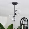 Chehalis Ceiling Light - glass 10 cm, 12 cm clear, 4-light sources