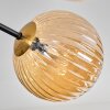 Chehalis Ceiling Light - glass 12 cm, 15 cm gold, black, 8-light sources