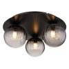 Globo DALLERTA Ceiling Light black, 3-light sources