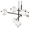 Globo AIDA Pendant Light LED black, 11-light sources