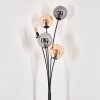 Gastor Floor Lamp - glass 15 cm Amber, clear, Smoke-coloured, 5-light sources