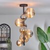 Chehalis Ceiling Light - glass 10 cm, 12cm, 15cm Amber, Smoke-coloured, 8-light sources