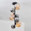 Chehalis Ceiling Light - glass 10 cm, 12cm, 15cm Amber, Smoke-coloured, 8-light sources