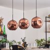 Ripoll Pendant Light - glass 30 cm coppery, 3-light sources