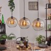 Koyotot Pendant Light - glass 30 cm Amber, clear, 3-light sources