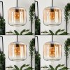 Lauden Pendant Light - glass 25 cm Amber, clear, 3-light sources