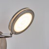 Sarnadinha wall light LED matt nickel, 1-light source