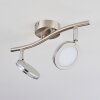 Sarnadinha ceiling light LED matt nickel, 2-light sources