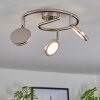 Sarnadinha ceiling light LED matt nickel, 3-light sources