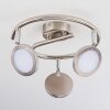 Sarnadinha ceiling light LED matt nickel, 3-light sources