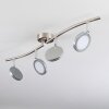 Sarnadinha ceiling light LED matt nickel, 4-light sources