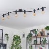 Hukamaa ceiling light black, 6-light sources