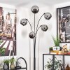 Koyoto floor lamp chrome, 5-light sources