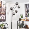 Koyoto floor lamp chrome, 5-light sources