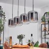 Lauden hanging light chrome, clear, 4-light sources